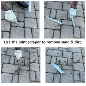 Keyfit Tools gripper slots securely grip pavers during removal.