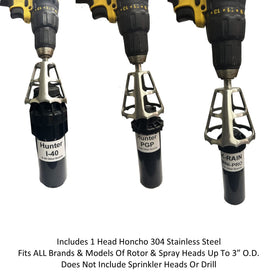 Keyfit Tools Head Honcho rotor extraction adapter enables quick sprinkler body removal.
