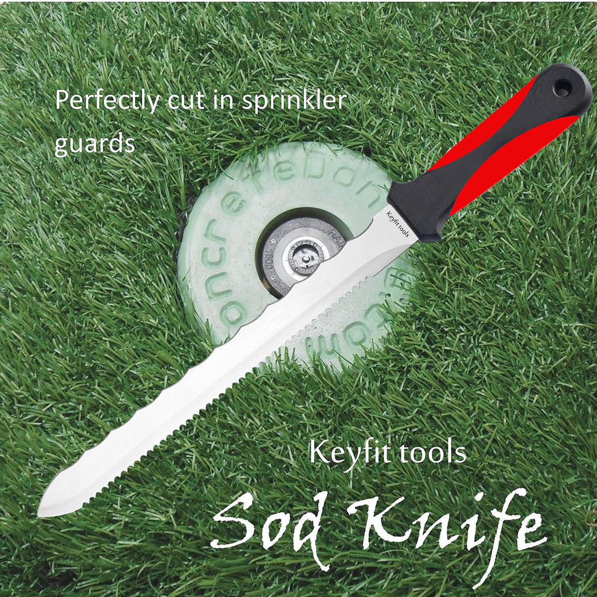 Keyfit Tools sod knife bed edging use improves neat landscape borders