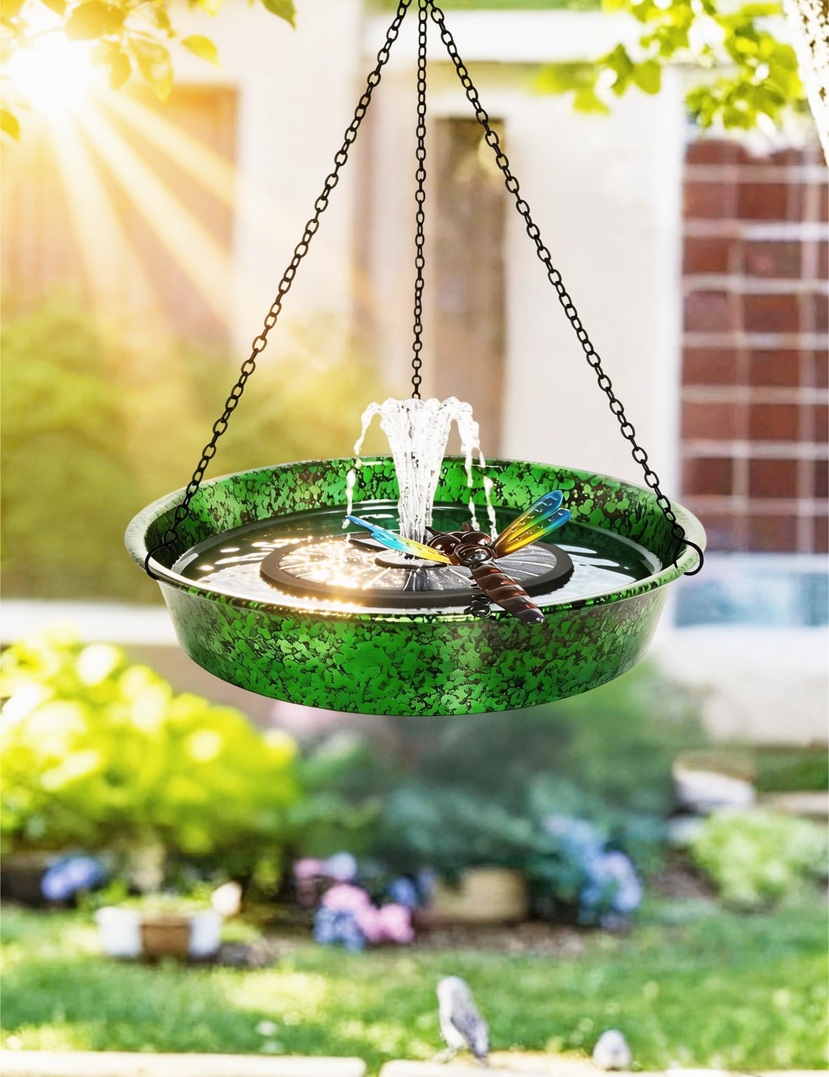 Keygift gift-ready bird bath for garden lovers.