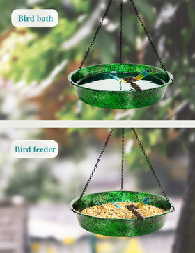 Keygift 11.5-inch bowl offers space for small birds.