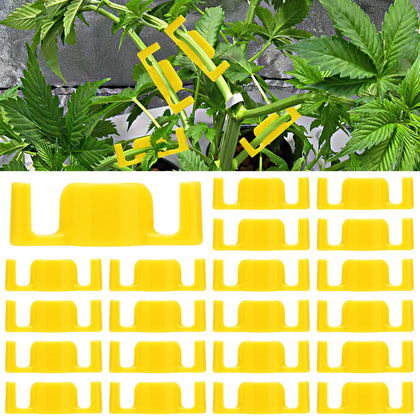 Keymarx 40-pack LST clips in packaging view, highlighting durable, reusable stem support.