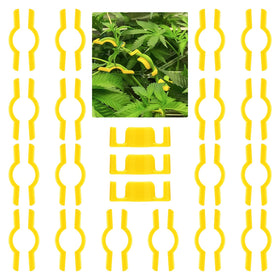 Keymarx LST clips securing delicate branches across all growth stages.