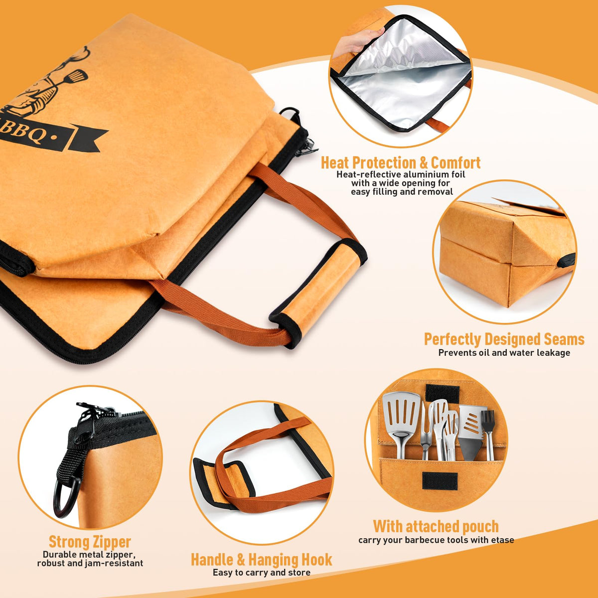 KEZKALS portable fold-and-go blanket for outdoor cooking and transport