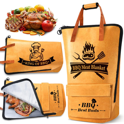 KEZKALS BBQ blanket resting meat 15x21 fits large cuts and keeps juices intact