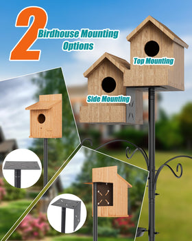 KFM pole features an 18-inch squirrel baffle to help deter theft.