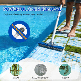 KGC aluminum back provides durable support during heavy scrubbing.