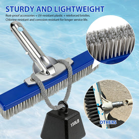 KGC 45-degree angled handle design improves reach to corners.