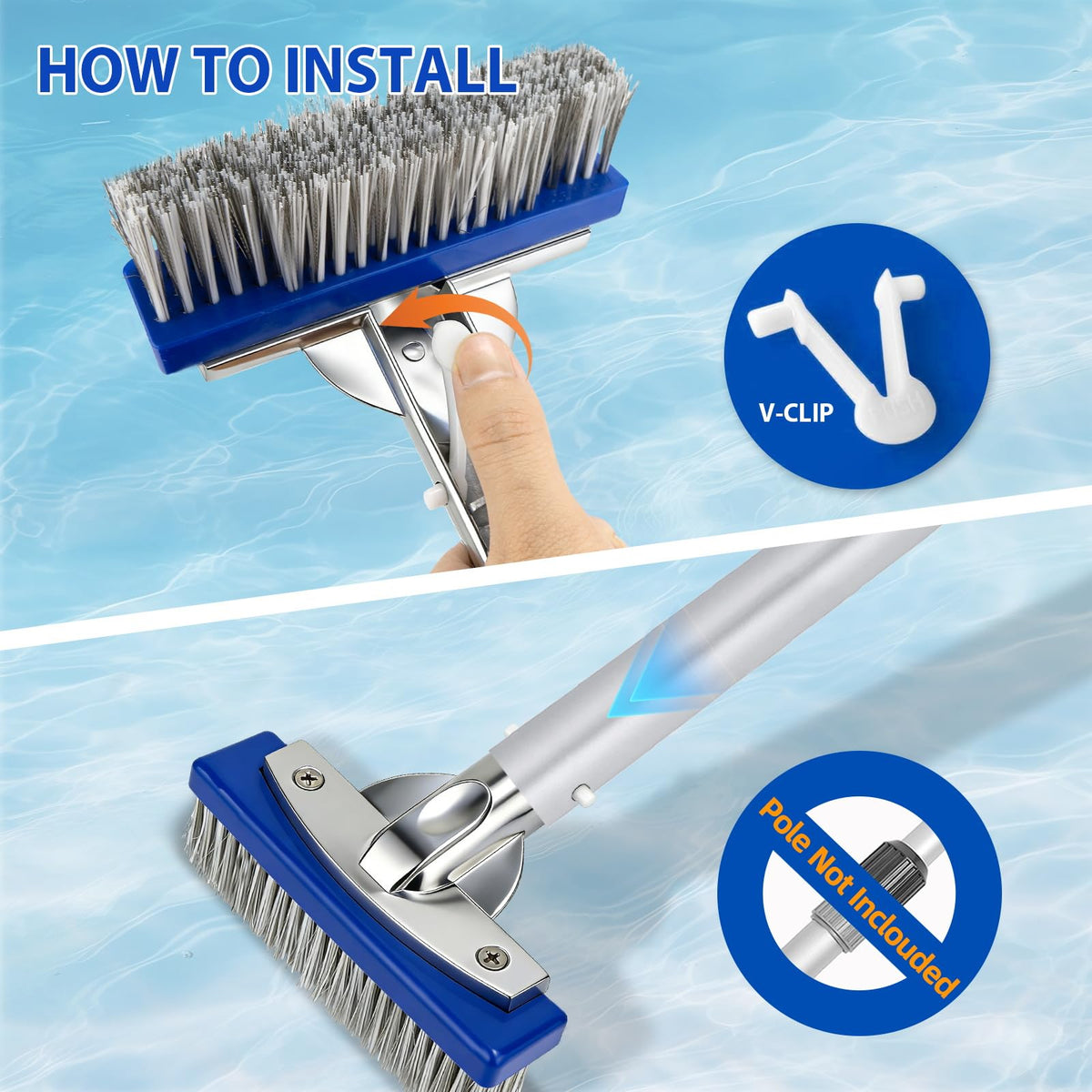 KGC compact 5-inch head fits tight spaces like tile lines and corners.