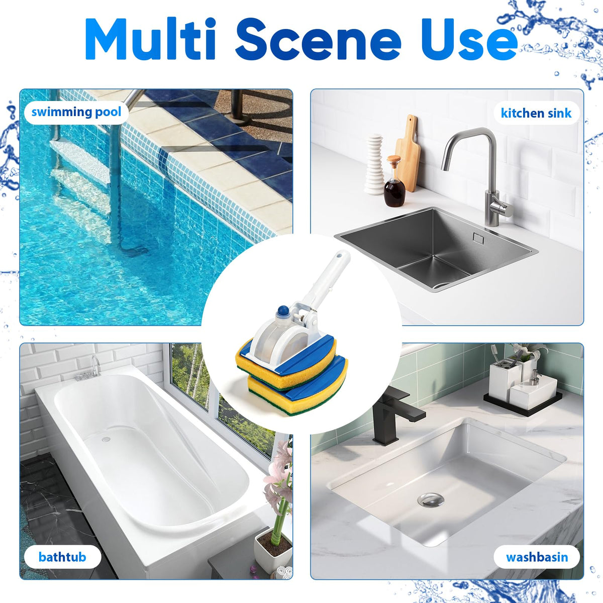 KGC multi-purpose cleaner for pools, baths, and kitchens