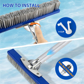 KGC 10-inch wide head covers more surface for faster scrubbing.