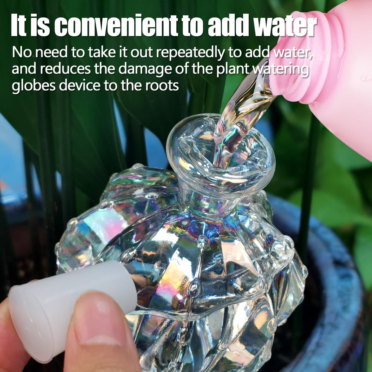 KGCCIZI thick-glass watering bulbs are durable and built to last in home use