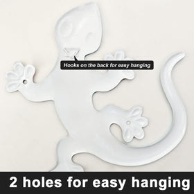 Kggetr metal gecko wall art gift-ready packaging for holidays.