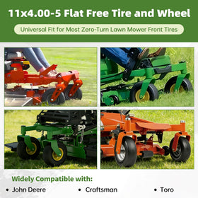 KGOJOY smooth tread reduces lawn disturbance during mowing.
