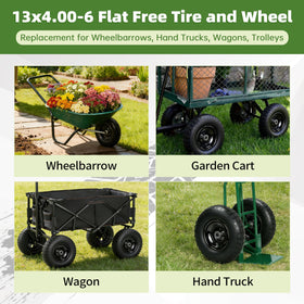 KGOJOY traction pattern delivers reliable grip on grass, gravel, dirt.