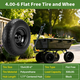 KGOJOY universal compatibility with Gorilla Carts and other outdoor carts.