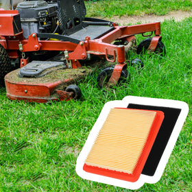 KH866 119-1909 air filter kit mower illustration showing easy replacement