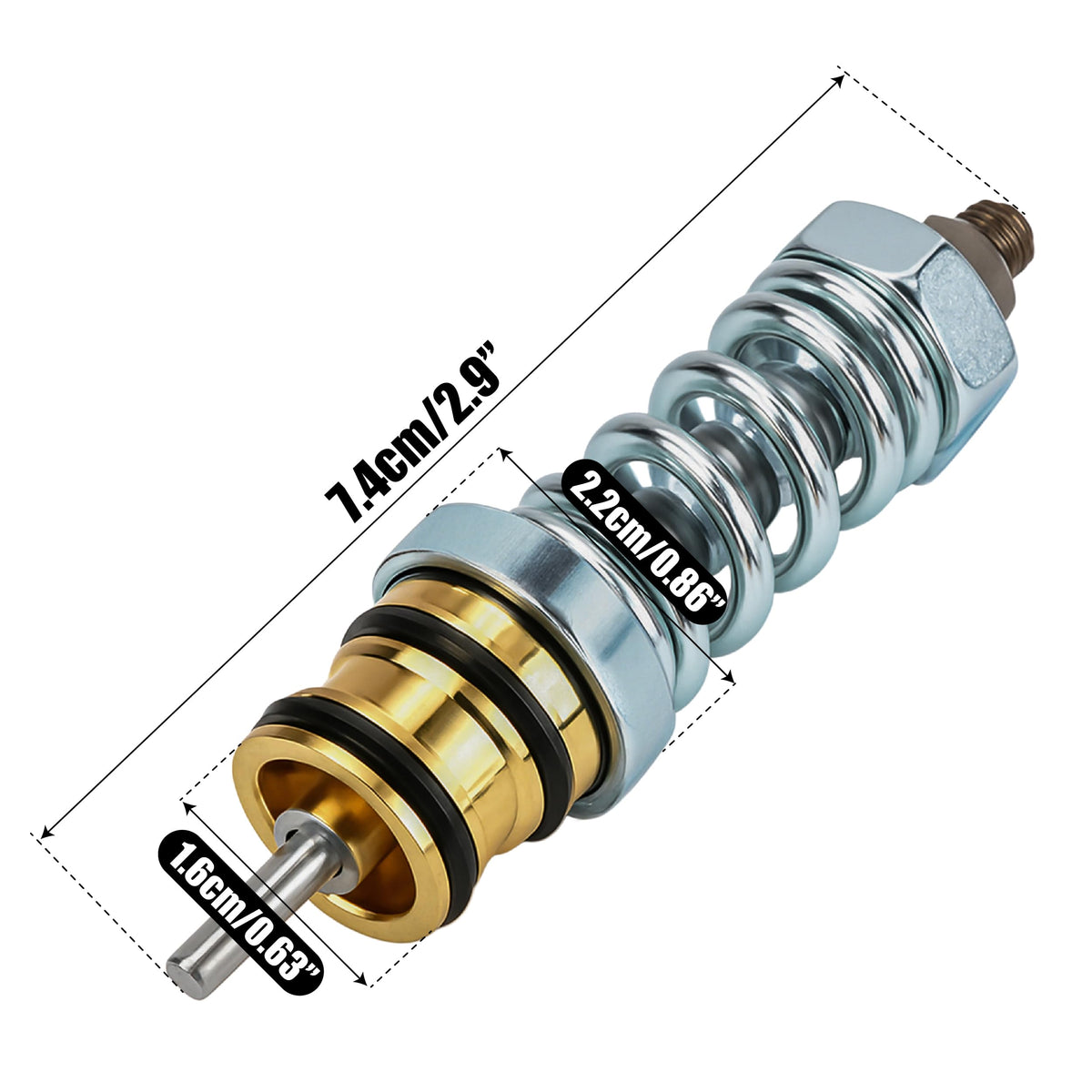 KH866 brass and aluminium construction emphasizes corrosion resistance.