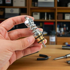 KH866 unloader valve features a strong brass body with professional finish.