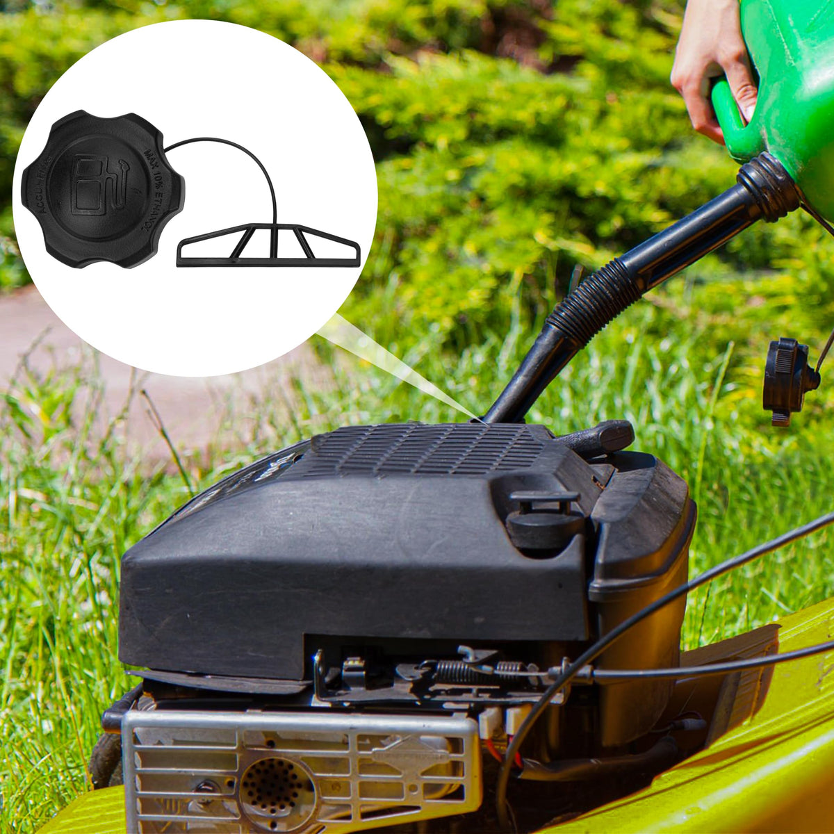 KH866 portable design fits compact mower fuel tanks