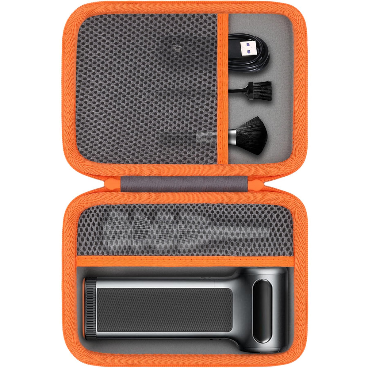 Khanka hard case for WOLFBOX MF200, front view, rugged protection on the go