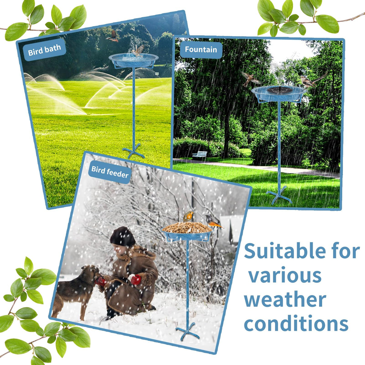 KHayRovies easy-assembly stand helps you set up in minutes for quick outdoor use.