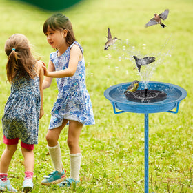 KHayRovies multi-function bird bath doubles as a feeder during busy seasons.