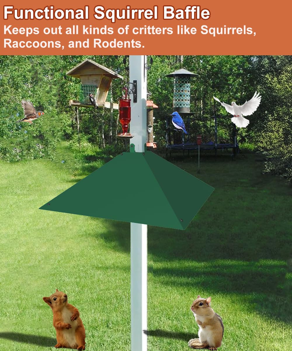 Khordin all-weather outdoor solution for bird feeders