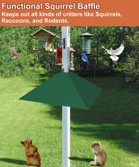 Khordin all-weather outdoor solution for bird feeders
