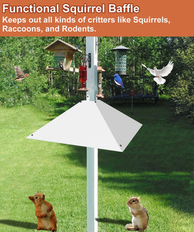 Khordin easy-install design saves time mounting on wooden posts