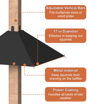 Khordin weatherproof metal coating endures rain, wind, and snow for all season use.