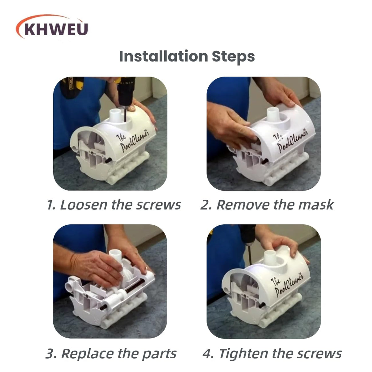 KHWEU durable, corrosion-resistant material helps prevent breakage.