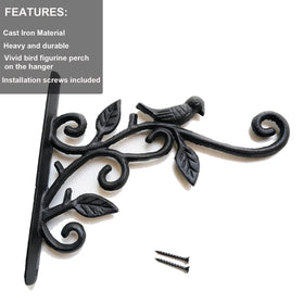 KiaoTime wind chime hanger with curved tip adds charm to porch or fence.