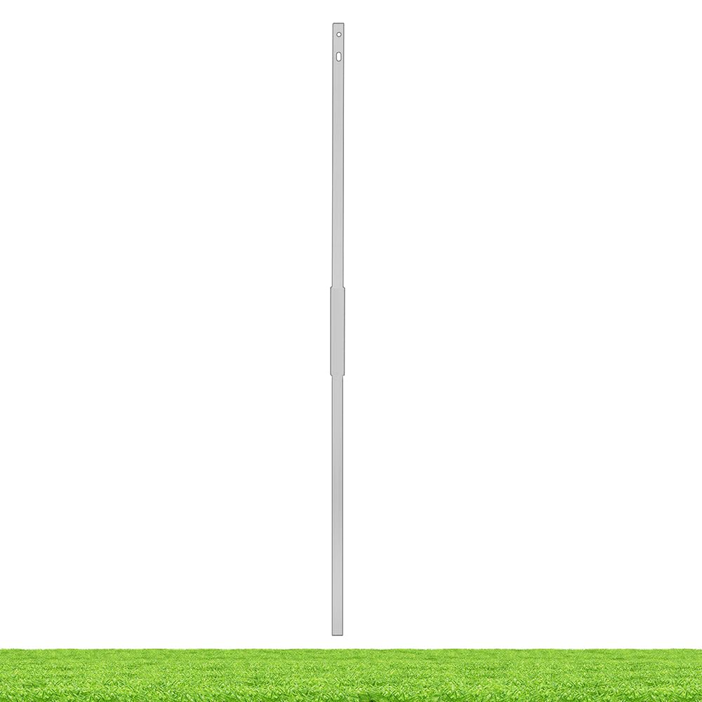 Kichwit aluminum yard sign stake 70cm supports metal signs securely.