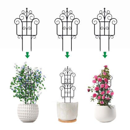 Kichwit garden trellis panel with stackable design for customizable vertical growth.