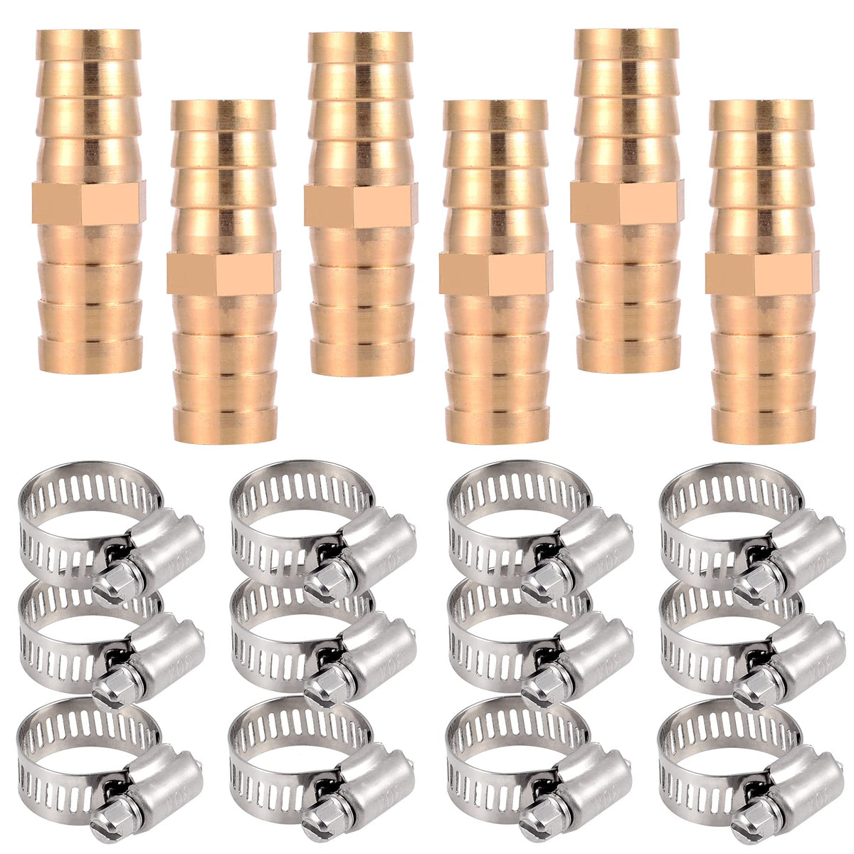 Kichwit stainless steel clamps secure connections and prevent leaks.