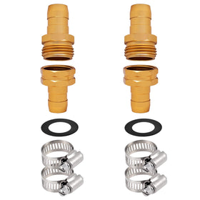 Kichwit stainless steel clamps ensuring a tight seal