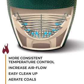 Kick Ash Basket demonstrates durable stainless steel construction for repeated use.