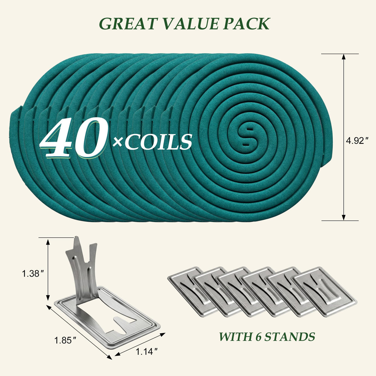 KICKOUTOR DEET-free coils with natural essential oils.