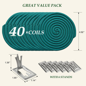 KICKOUTOR DEET-free coils with natural essential oils.
