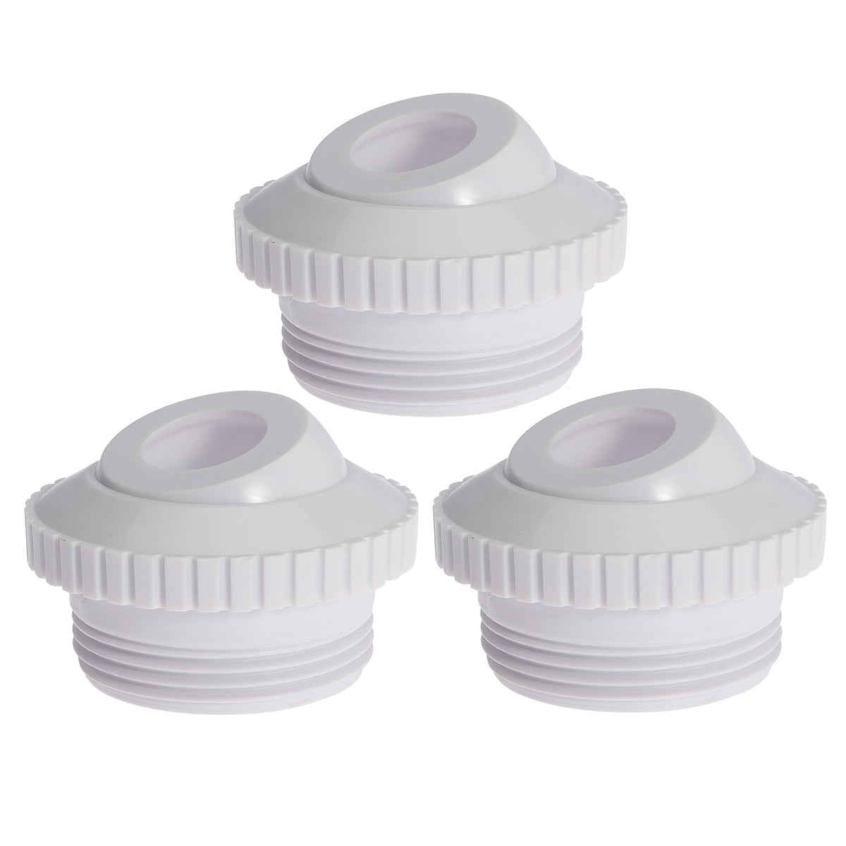 Kicofyee 1-1/2 inch threaded nozzle enables simple, customizable spray direction.