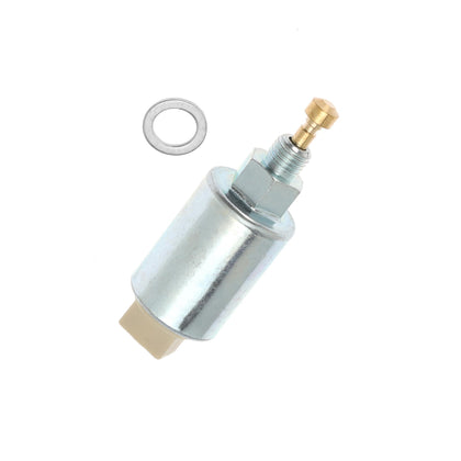 Kicofyee carb solenoid front view for compatible mowers, easy installation.