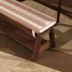 KidKraft two benches seat four kids comfortably.