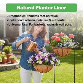KIDYBELL Coconut fiber liner material shows durability and easy care.