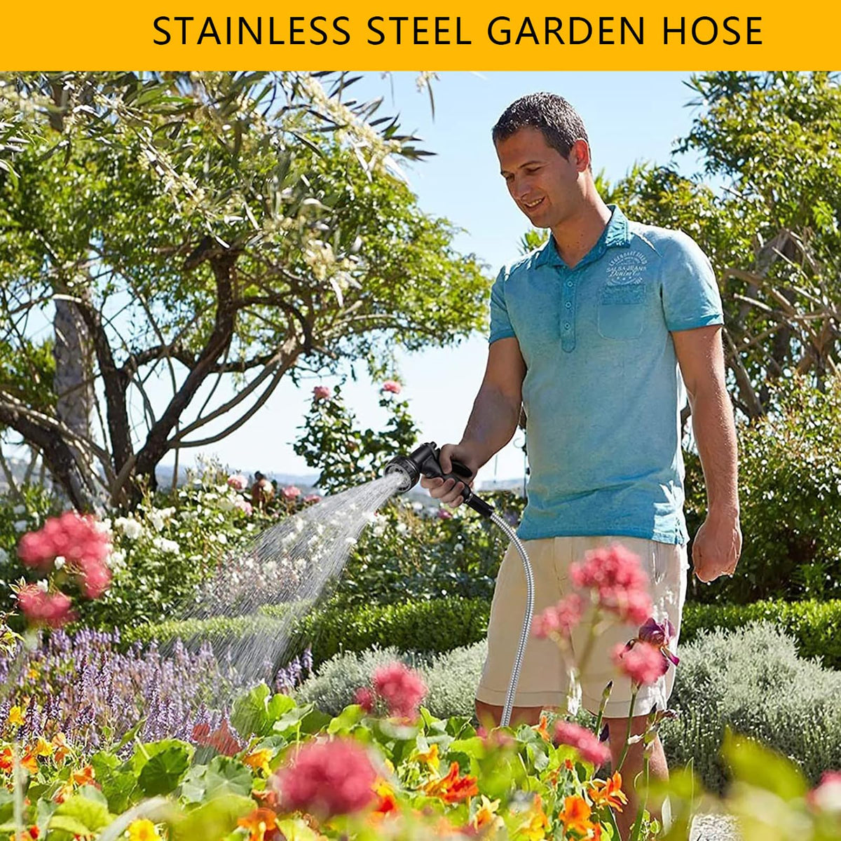 KIDYBELL dog-proof-gnaw-resistant design withstands pets during yard work.