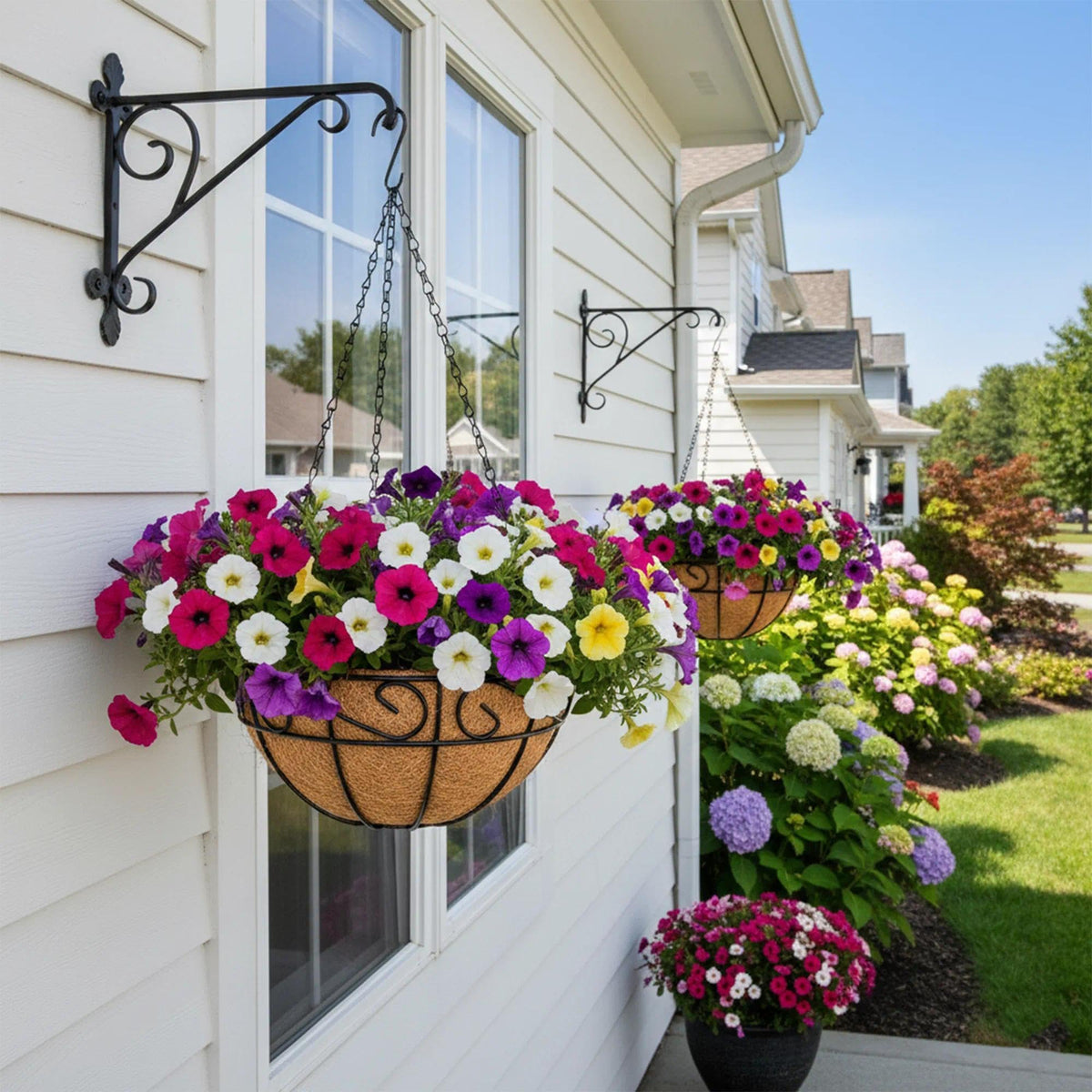 KIDYBELL decor-ready planters improve porches, decks, and sun rooms.