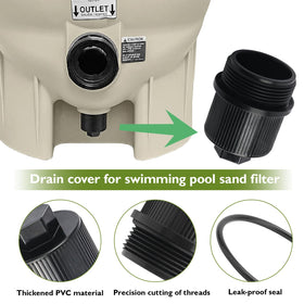 kiecpoy filter drain plug cap 190030 CCP and Quad compatibility