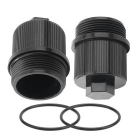 kiecpoy filter drain plug cap 190030 top view showing leak-resistant seal