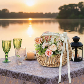 Kifmurase garden or picnic decor showcasing compact, lightweight storage ideas.