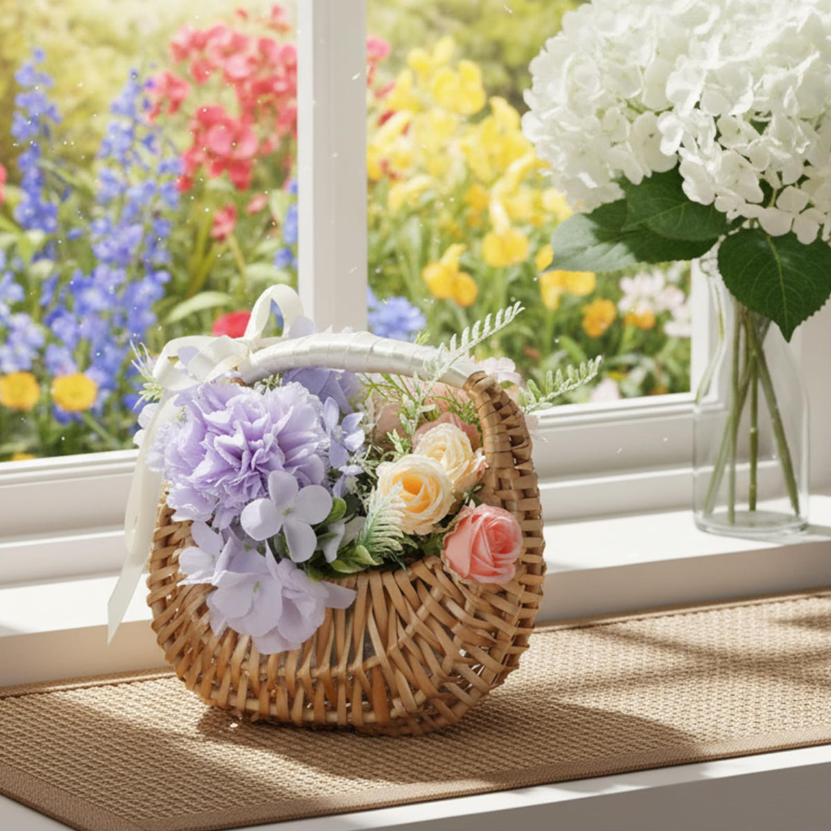 Kifmurase inner plastic lining prevents leaks, keeping petals or snacks clean.
